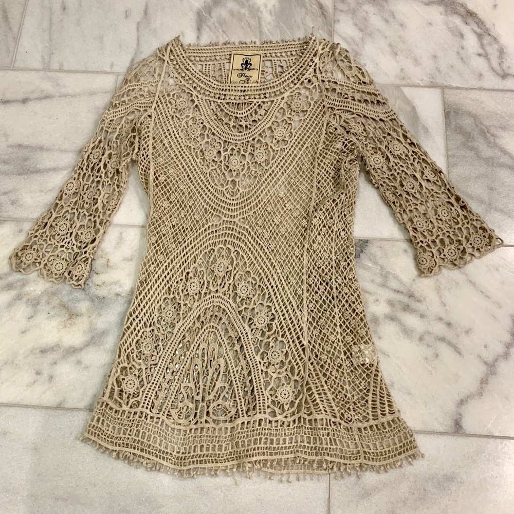 Crochet Shirt • Half Sleeves